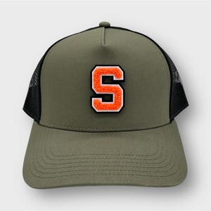 Baseball Cap Buchstabe Personalisiert Chenille Patch College Initialien Benutzerdefiniert