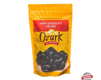 Dark Chocolate Pecans - Dark Chocolate Nuts - World-Class Gourmet Candied - Sweet Peanuts - Gourmet Food - Comfort Food - Gift Ideas