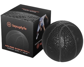 LAYUPLYFE airless basketbal | 3D-geprinte basketbal | Indoorbasketbal | Basketbal maat 7