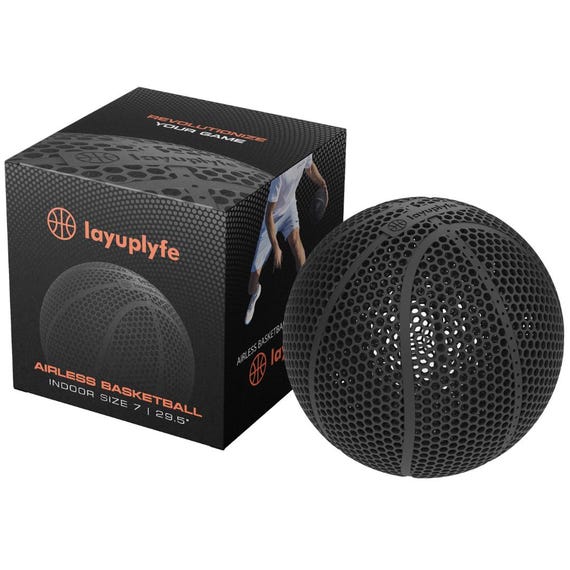 LAYUPLYFE エアレスバスケットボール | 3Dプリントバスケットボール 