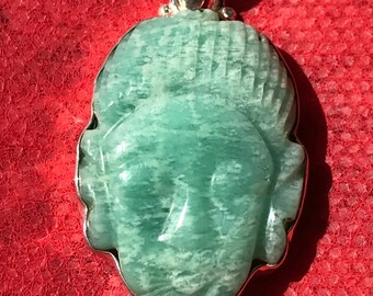 Colgante de Buda de Amazonita
