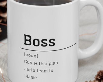 Boss Gift Men | Male Boss Birthday Gift | Female Boss Gift | Gift For Mentor | Gift For Male Boss | Boss Mug | Office Mug