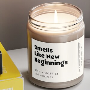 Fresh Start Candle | New Job Gift Candle | Retirement Gift | Leaving Job Gift | Leaving Company | Work Colleague Leaving Gift New Beginnings