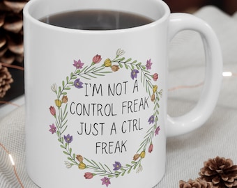Spreadsheet Control Freak Excel Mug, Funny Spreadsheet Coffee Mug, Spreadsheet Gift, Accountant Gift, Finance Gifts, Funny Office Work