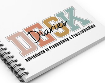 Cuadernos de trabajo divertidos, Regalos de trabajo, Suministros de oficina para mujeres, Regalo de broma para la oficina, Suministros escolares de oficina, Diarios de escritorio, Cuaderno con líneas rayadas