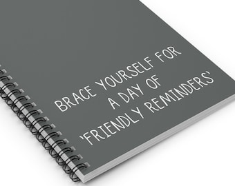 Lustige Mitarbeiter Wertschätzung Geschenkidee für ihn | Sarkastisches Büro Notizbuch | Büro Humor | Freundliche Erinnerungen - Liniertes Notizbuch
