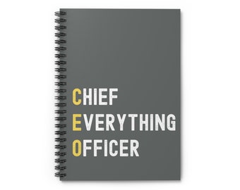 Cadeau pour chef d'entreprise | Cahier du PDG | Cahier d'affaires | Bloc-notes drôle de propriétaire d'entreprise | Journal des petites entreprises | Cadeau pour entrepreneur