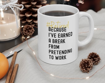 Tasse im Ruhestand | Ruhestand Kaffeebecher | Ruhestand Geschenke für Frauen | Sarkastischer Ruhestand | Lustiges Geschenk zum Ruhestand | Tasse zum Ruhestand