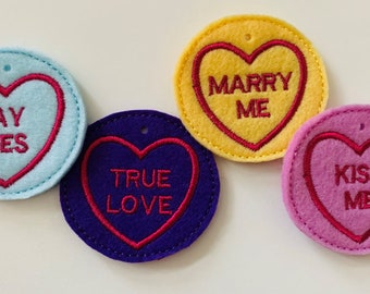 Love Heart Embroidery Designs: Valentines ITH 4x4 (Digital Download)