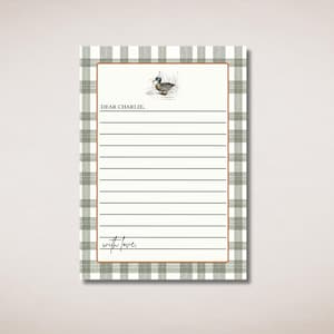 Un canard porte-bonheur, carte de correspondance imprimable capsule temporelle, fête de premier anniversaire, modèle de carte de correspondance imprimable