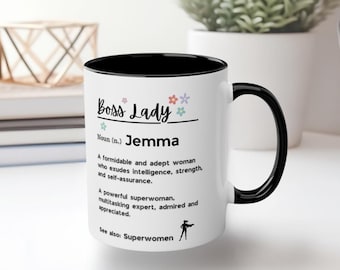 Custom Boss Lady Mug – Inspirational Empowered Women Gift