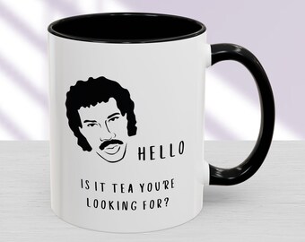 Taza de café Lionel Richie: un regalo retro de la cultura pop