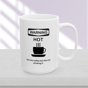 Caneca engraçada de cara gostoso para ele – presente perfeito para namorados, maridos ou crushes. Ótima para aniversários, Dia dos Namorados, presente ousado para ele.