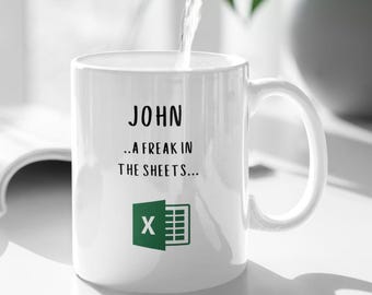 Freak in the Sheets Tasse: Lustige Office Humor Kaffeetasse
