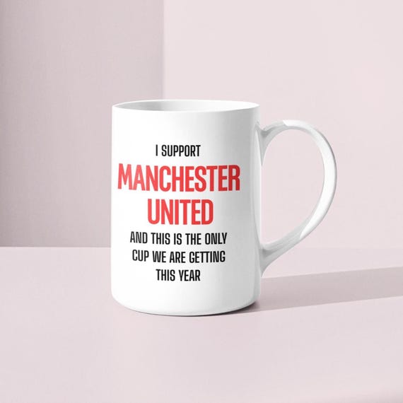 Manchester United Mug: Ceramic Coffee Cup - Soccer Fan Gift