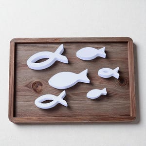 Fish decoration Ichthys Christian fish Confirmation Communion Confirmation scatter decoration Baptism Table decoration Maritime from Raysin