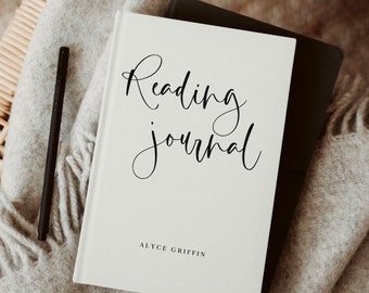 Personalized Reading Journal, Reading log Journal, Book Club Gift, Book Lover Gift, Custom Reading Tracker Journal