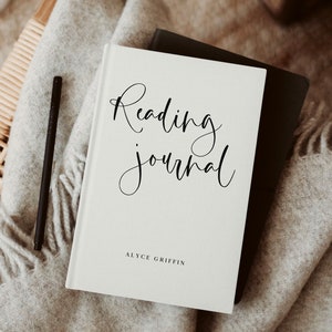 Personalized Reading Journal, Reading log Journal, Book Club Gift, Book Lover Gift, Custom Reading Tracker Journal