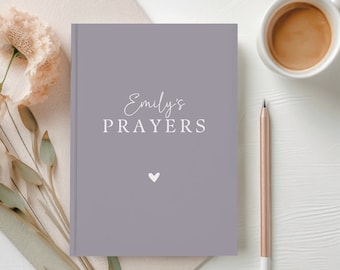 Custom Prayer Journal, Personalized Devotional Journal, Christian Gifts for Women, Faith Planner, Bible Journal, Religious Gifts for Girls