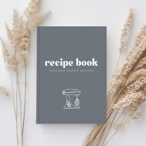 Custom Family Recipe Book Personalized Recipe Book Blank Recipe Journal ...