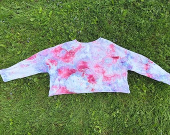 upcycled hand dyed cotton tshirt