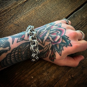 192 kettingarmband 316L roestvrijstalen maliënkolder