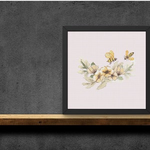 Honey Bee Cross Stitch Pattern