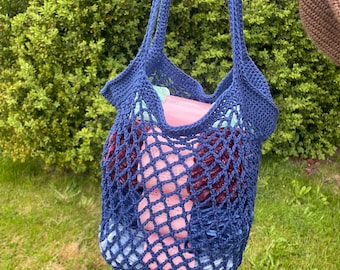 Sac de marché au crochet fait main