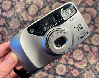 Pentax Espio 738 35mm film camera point and shoot