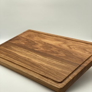 Bread board with juice groove oiled oak 50 x 30 x 2 cm Ohne Gravur