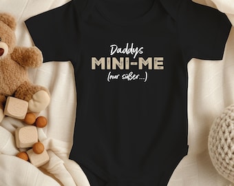 Süßer Babybody aus Bio-Baumwolle, "Daddys Mini-Me" Druck, perfektes Geschenk für Neugeborene