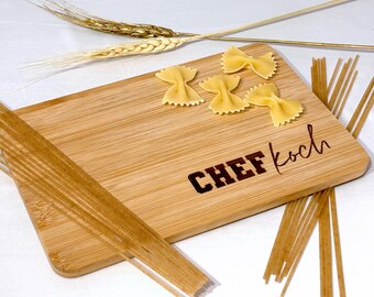 Bamboo cutting board with saying engraving snack board breakfast gift hobby cook chef anniversary wedding Christmas housewarming party