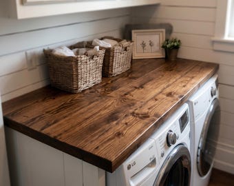 Washer and Dryer Countertop, Custom Laundry Room table top