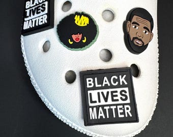 4pc 8pc Bundle BLM Black Lives Matter Shoe Charm Bundle