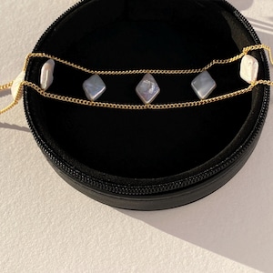 Diamond-Shaped Baroque Pearl Choker Wedding Choker Bridal Choker Baroque Pearl Choker Wedding Necklace Bridal Necklace Wedding Jewelry
