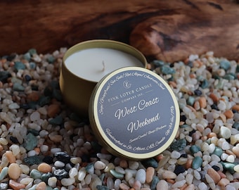 Wood Sage & Sea Salt Scented Candle: West Coast Weekend