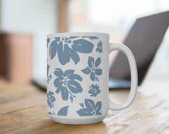Cornflower Blue Ceramic Mug 15oz