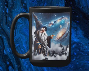 Wizard Mug, Wizard Gnome, Gnome Mug, Wizard Wand, Magic Spell Mug, Wizard Magic, Spell Casting, Spell Work, Magic Spell Wand, Fantasy Mug