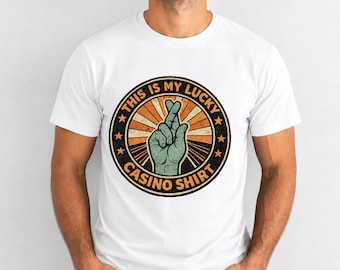 This Is My Lucky Casino Shirt PNG, Funny Gambling Design, Vintage Casino Graphic, Retro Vegas Gambler, Lucky Charm Tee (Digital Download)