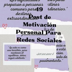 49 Post de Motivación Personal para Redes Sociales