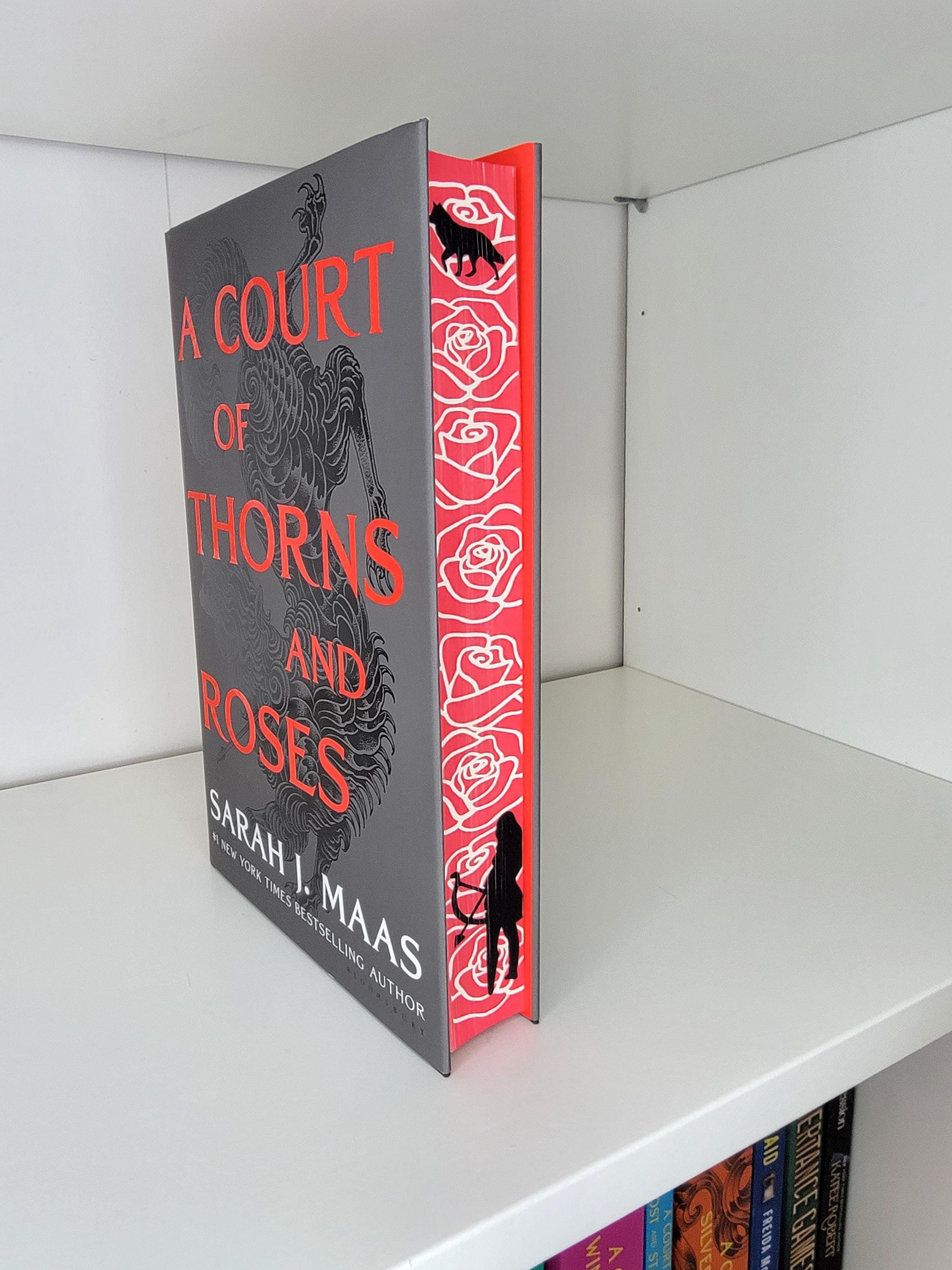 A Court of Thorns & Roses Sprayed Edge Book Set, Stenciled Edges ...
