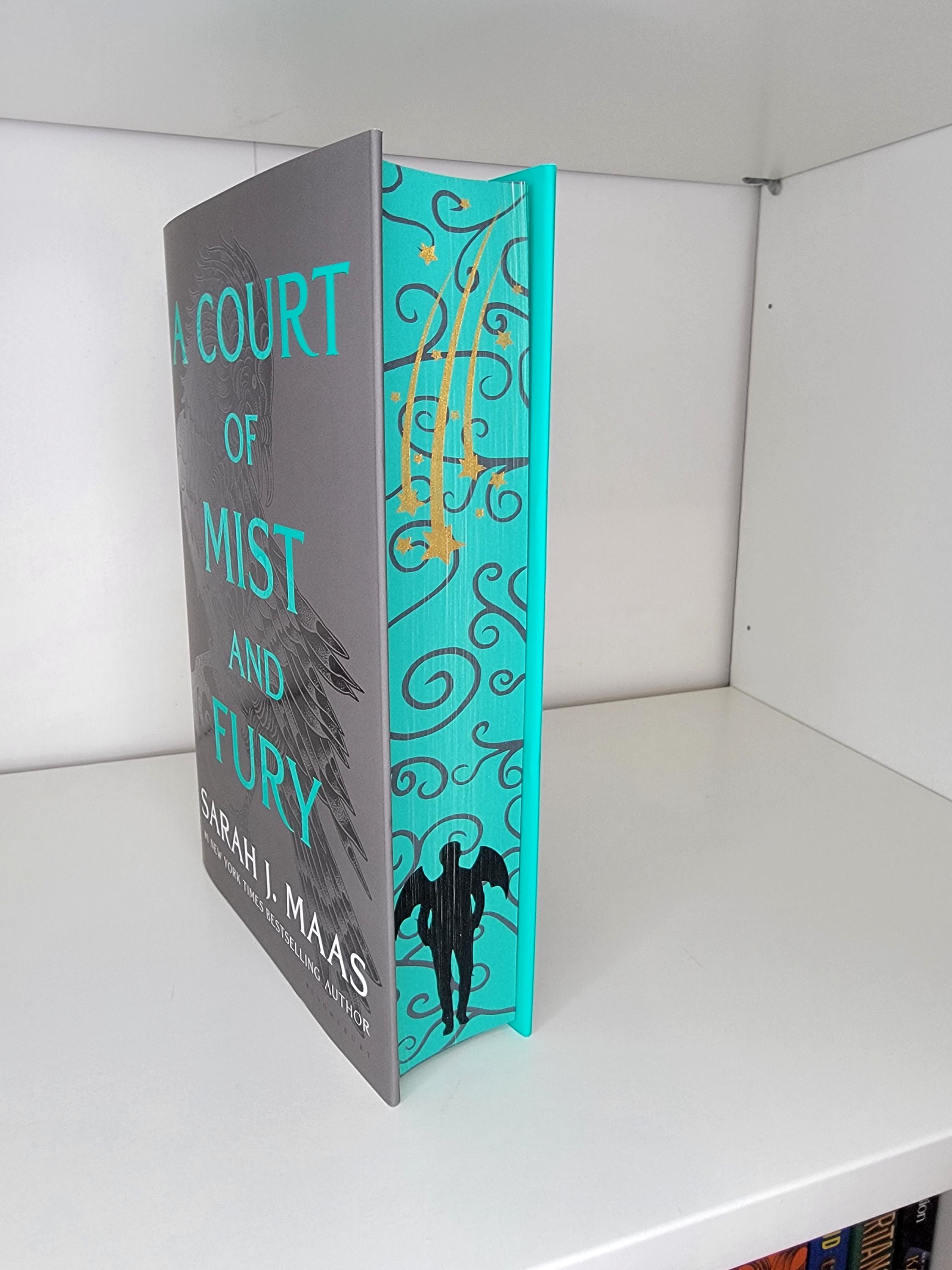 A Court of Thorns & Roses Sprayed Edge Book Set, Stenciled Edges ...