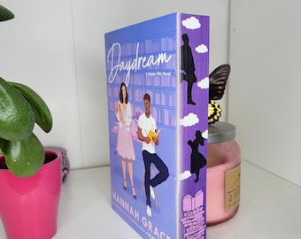 Daydream by Hannah Grace sprayed edges book, stenciled edges, painted books, special edition book, book merch, bookish, book art, foredge