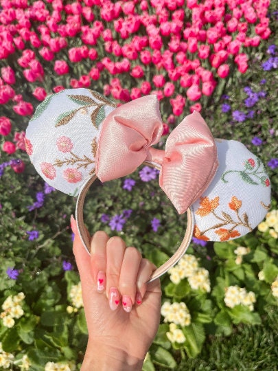 Spring Ears Spring Floral Ears, Floral Ears, Spring Ears - Etsy