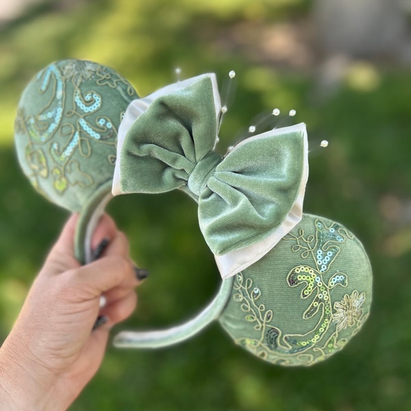 Tiana Ohren, Prinzessin und die Frosch inspiriert Ohren, Prinzessinnen Ohren