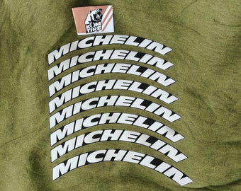 Tire Lettering Michelin Tyre Sticker fits to 16&quot;-22&quot; Permanent Tyre Letters Set for 4 tires universal fitment EXPRESS SHIPPING