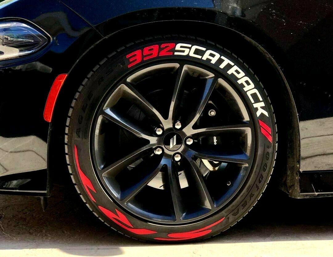 Tire Lettering 392 Scatpack Tyre Sticker Fits to 16