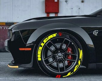 ヘルキャット SRT パーマネントステッカー タイヤステッカー タイヤ 