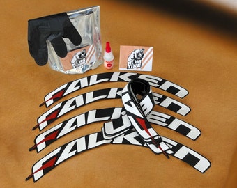 Tire Lettering Falken Tyre Sticker fits to 16"-22" Permanent Tyre Letters Set for 4 tires universal fitment EXPRESS SHIPPING