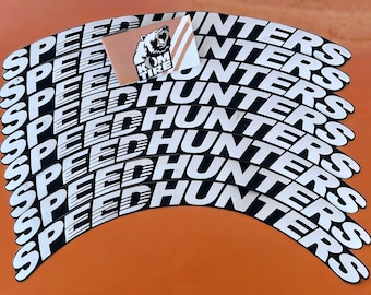 Tire Lettering Speedhunters Tyre Sticker fits to 16"-22" Permanent Tyre Letters Set for 4 tires universal fitment EXPRESS SHIPPING